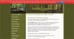 Desktop Screenshot of hochsitzspezi.de